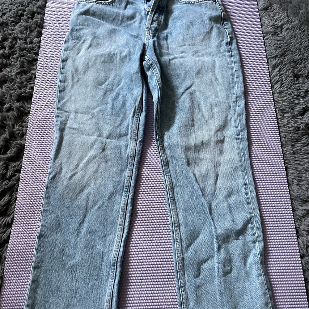 Women's Light Blue Jeans button down